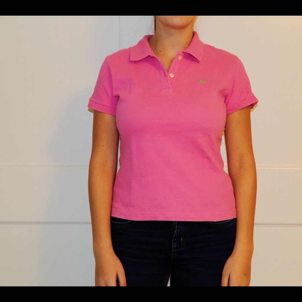 Lily Pulitzer Pink Polo